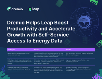 Dremio Helps Leap Boost Productivity And Accelerate Growth With Self .