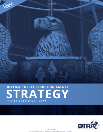 UNCLASSIFIED - Defense Threat Reduction Agency