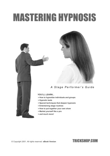 Mastering Hypnosis EpubA4 - Nlpinfocentre 