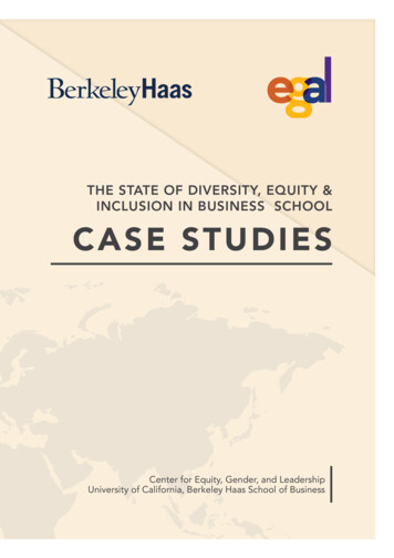 THE STATE OF DIVERSITY, EQUITY & INCLUSION IN 