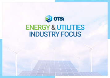 Energy &Utilities Industry Focus