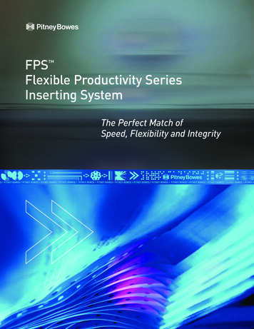 FPS Flexible Productivity Series Inserting System - Pitney Bowes