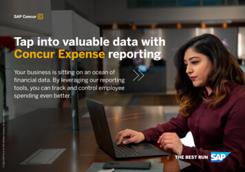 Tap Into Valuable Data With Concur Expense Reporting