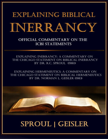 Explaining Biblical Inerrancy - Isca-apologetics 