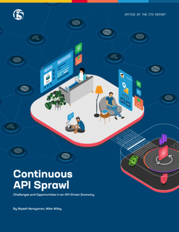 Continuous API Sprawl - F5