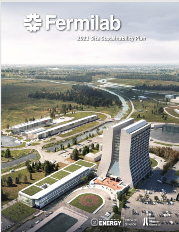 Table Of Contents - Fermilab