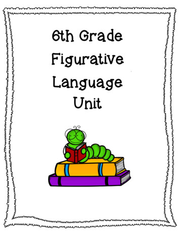 6th Grade Figurative Language Unit - WordPress 