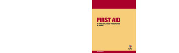 First Aid Leaflet - International Committee Of The Red Cross