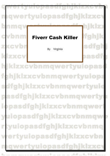 Fiverr Cash Killer - Amazingmyfuture 
