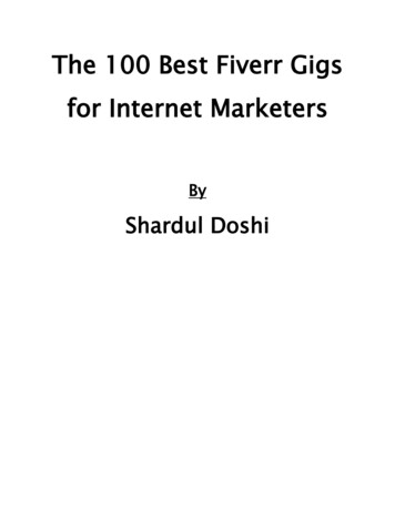 The 100 Best Fiverr Gigs For Internet Marketers