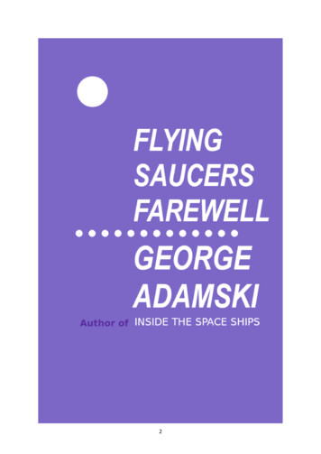 FLYING SAUCERS FAREWELL - VieleWelten.at