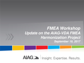 FMEA Workshop - AIAG