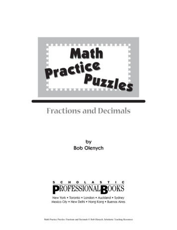 PracticePractice PuzzlesPuzzles - SharpSchool