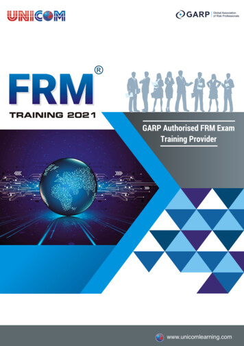 FRM Training 2021 Brochure (30-April-2021)