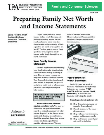 FSFCS49 Preparing Family Net Worth