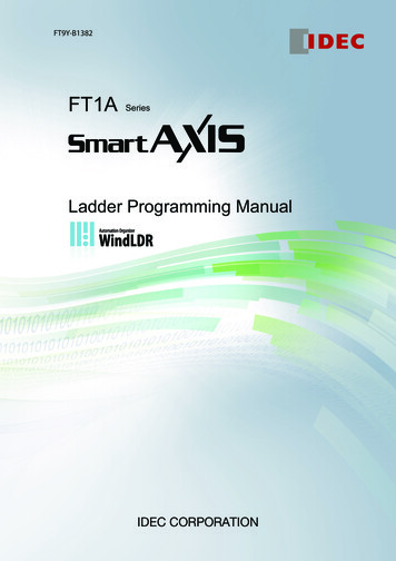 Ladder Programming Manual - Framework