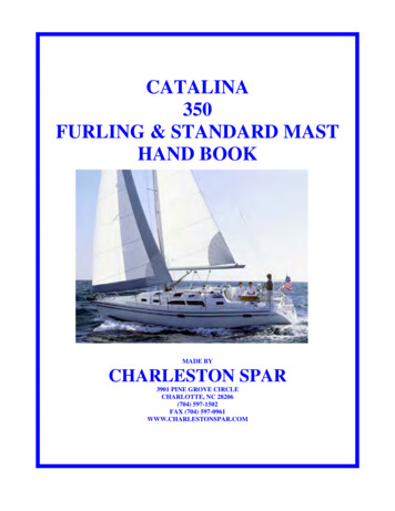 CATALINA 350 FURLING & STANDARD MAST HAND BOOK