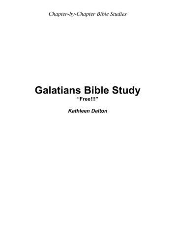 Galatians Bible Study - WordPress 