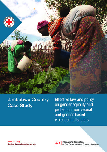 Zimbabwe Country Effective Law And . - Red Cross EU Office