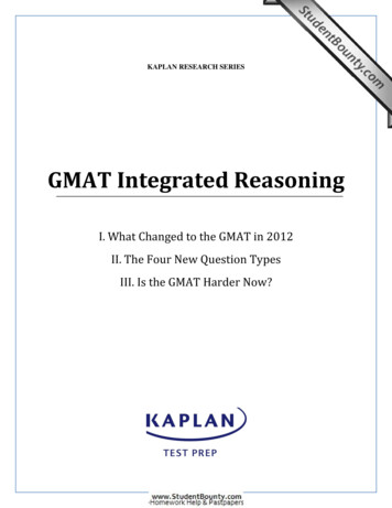GMAT Integrated Reasoning - XtremePapers