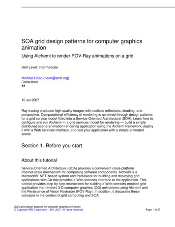 SOA Grid Design Patterns For Computer Graphics Animation