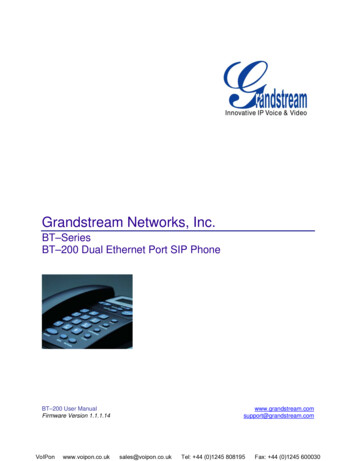 Grandstream Networks, Inc. - VoIPon