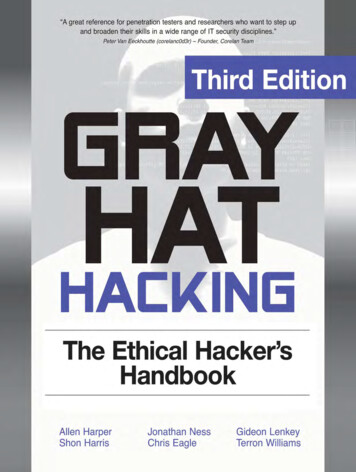 Gray Hat Hacking, - Internet Archive