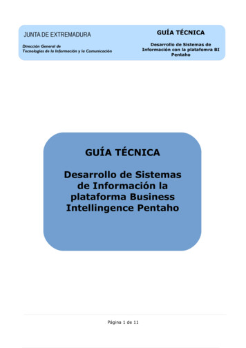 GUÍA TÉCNICA Desarrollo De Sistemas De Información La . - Extremadura