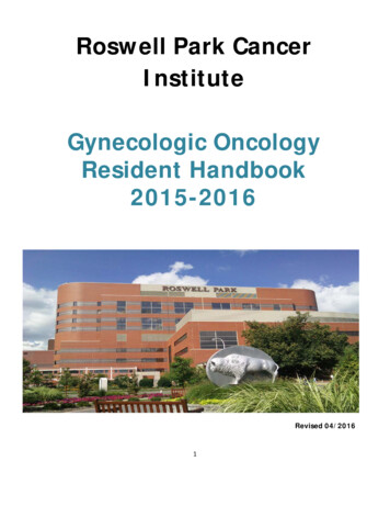 Gynecologic Oncology Handbook