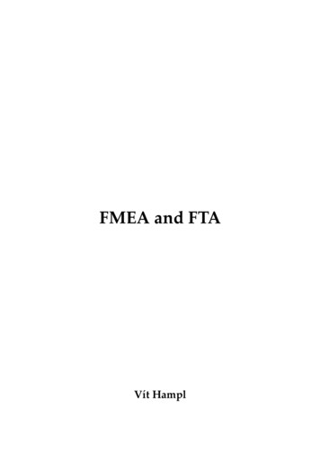 FMEA And FTA - Uni-lj.si