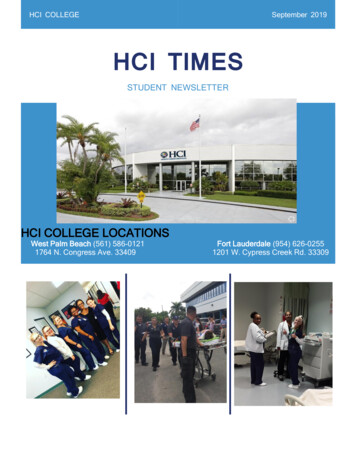HCI TIMES - HCI College
