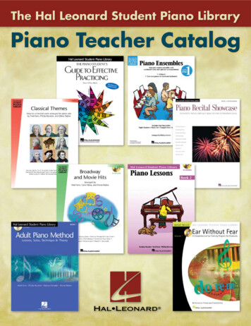 The Hal Leonard Student Piano Library Piano Teacher 