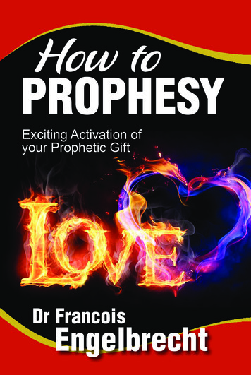 How To PROPHESY - Power Books