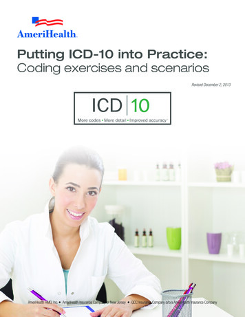 ICD-10 Putting Codes Into Practice