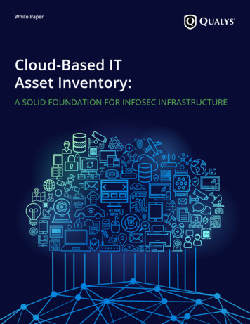 Cloud-Based IT Asset Inventory