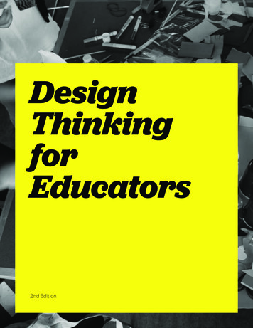 Design Thinking For Educators