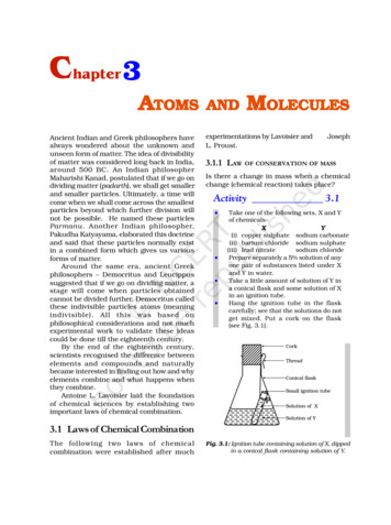 Chapter3 AAA AND MOLECULES - NCERT