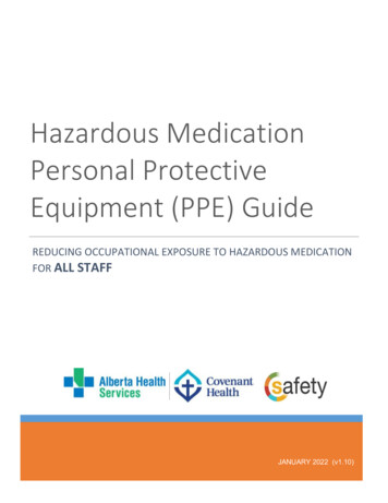 Hazardous Medication Personal Protective Equipment (PPE) Guide