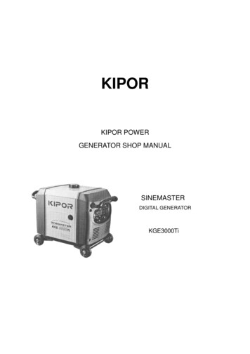 KGE3000Ti Serive 排） - Generator Emporium