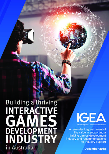 IGEA Building A Thriving Game Development Industry