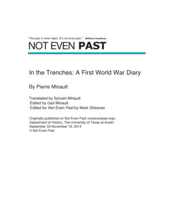 In The Trenches: A First World War Diary