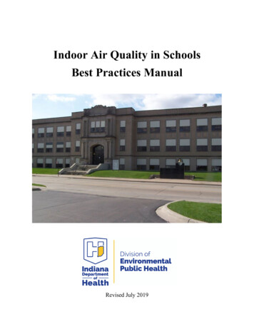 Indoor Air Quality In Schools Best Practices Manual