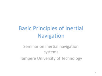 Basic Principles Of Inertial Navigation