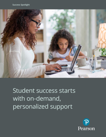 Student Success Starts With On-demand, Personalized Support