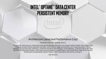 Intel Optane Data Center Persistent Memory