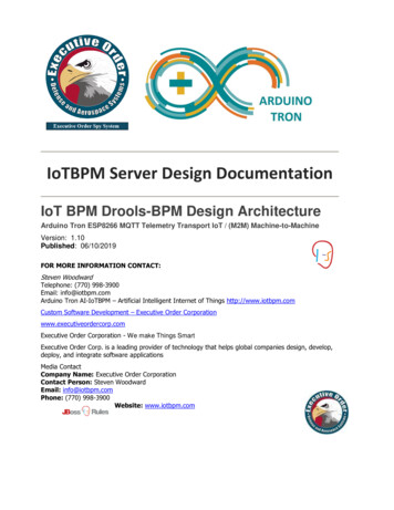 IoTBPM Server Design Documentation