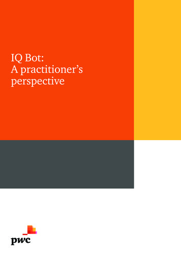 IQ Bot: A Practitioner’s Perspective - Pwc