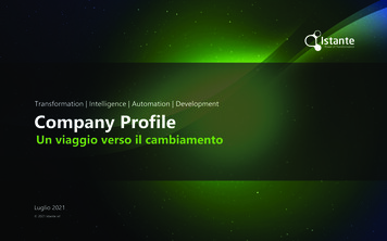 Intelligence Automation Development Company Profile - Istante