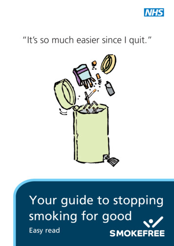 Your Guide To Stopping Smoking For Good