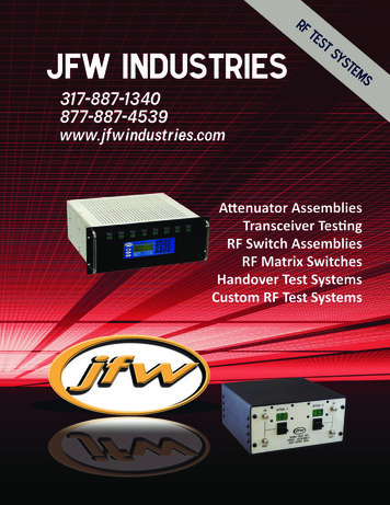 Additional JFW Brochures